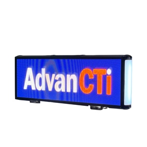 Pixelpulse 24V Car LED Sign Board Double Face programmabile Video Screen Advertising Topper 4G Scrolling LED Car Sign Board - Product Image 4