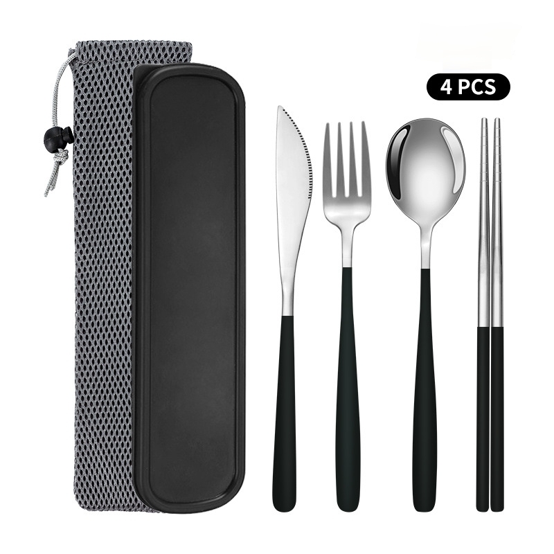 Noir et Argent 4pcs - En boîte