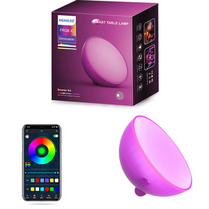 ポータブル調光可能なブルートゥースRgbカラースマートLEDムードボウルランプAPPコントロールRGB8シーンスケジュールタイマー機能WIFIデスクライト - Product Image 1