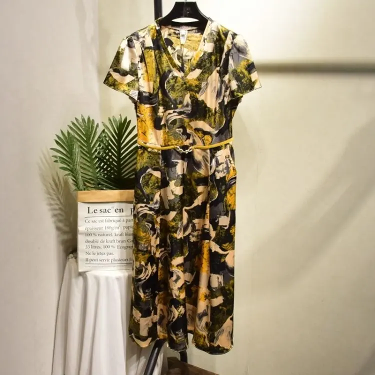 Supply In Stock Fast Dispatch Spring and summer women's dress low price