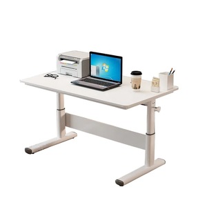 Modern Design MDF Material <strong>Computer</strong> Desk Manual Adjustable Revolving Office &amp; Learning Writing Household Workbench - Product Image 2