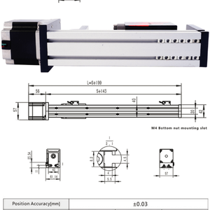 Tornillo de bola cnc, guía lineal deslizante, etapa lineal para cnc, entrega rápida - Product Image 1