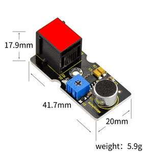 Arduino için Keyestudio kolay tak Analog ses sensörü modülü