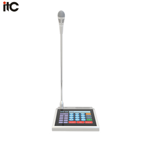 IP система громкоговорящей связи пейджинговой связи Mic домофон оповещения по громкой связи микрофон с 7 дюймов сенсорный экран - Product Image 2