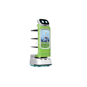 Umwelt freundlicher ABS-Material liefer roboter Panda-Muster Smart Food Delivery Robot für Restaurant - Product Image 1