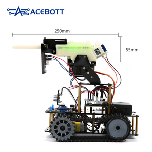 Arduino DIY programlanabilir kök oyuncaklar için acearduino ESP32 akıllı tankı Robot araç kiti