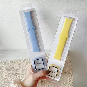 3 in 1 ekran koruyucu + PC durumda + silikon saat kayışı Apple izle serisi 10 9 8 7 saat kayışı için iwatch tüm Moldes Watchband - Product Image 4