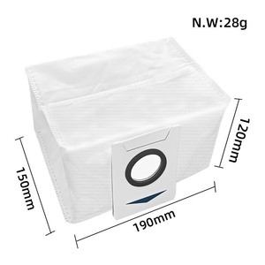 ECOVACS DEEBOT X1 OMNI <span class=keywords><strong>Turbo</strong></span> T10 <span class=keywords><strong>T20</strong></span> Omni <span class=keywords><strong>T20</strong></span>/<span class=keywords><strong>T20</strong></span> Max/<span class=keywords><strong>T20</strong></span> Pro serisi robotlu süpürge toz torbası ile uyumlu