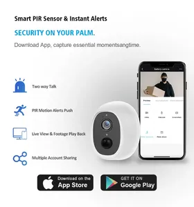 HD 1080P 3MP Smart Tuya App telecamera Wireless per esterni Wifi e 4G connettività batteria a basso consumo telecamera di rete - Product Image 5