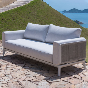 أريكة فناء من الألومنيوم للحديقة ، أريكة فناء من الألومنيوم للأماكن الخارجية - Product Image 3