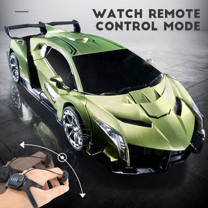 1:10 Christmas Children's Gesture Induction Remote Control Car Transforming Robot One Button Transformation Rc <strong>Toy</strong> Car Robots - Product Image 3