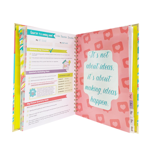 Tùy chỉnh in ấn sang trọng 2024 xoắn ốc bìa cứng đăng ký hộp kế hoạch cầu nguyện tích cực Nhật Ký Tạp Chí - Product Image 2