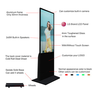 Totem interattivo verticale da pavimento Display pubblicitario chiosco Lcd Digital Touch Screen Digital Signage - Product Image 3