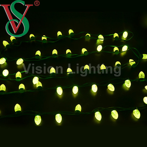 Guirnalda de luces de fresa RGB IP65, decoraciones navideñas programables, iluminación LED de píxeles DMX/TTL, iluminación decorativa - Product Image 6