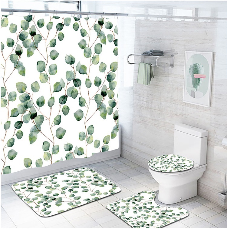Light Green and White