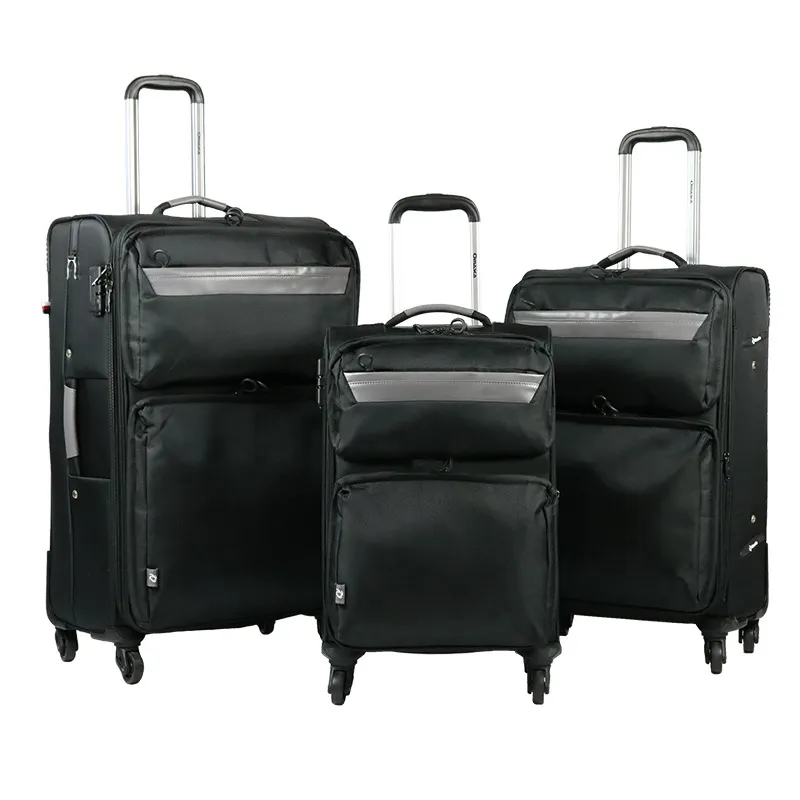 B001 Wholesale custom business vintage suitcase oxford luggage sets 3 piece