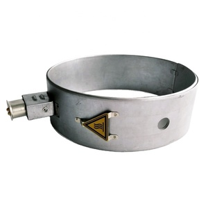 Makine adaptörü kullanımı için 24V 220V 600W <span class=keywords><strong>450W</strong></span> elektrikli paslanmaz çelik mika bant ısıtıcı