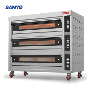 Nướng thiết bị thép không gỉ thương mại Lò nướng điện bánh Pizza nướng boong lò Lò nướng điện - Product Image 6