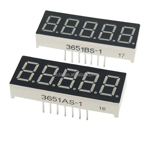 0,36 Zoll 5-stellige 7-Segment-LED-Anzeige Highlight Rot 3651AS/3651BS Gemeinsame Kathode/gemeinsame Anode Neu - Product Image 1
