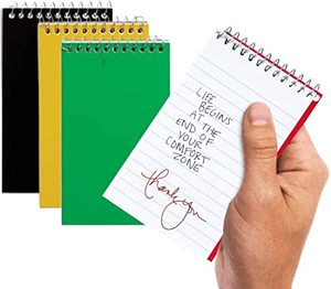 The Office Wire Bound Spiral <strong>Memo</strong> Books, <strong>Memo</strong> Pads, 3&quot; X 5&quot;, College Ruled, Small <strong>Notepad</strong> 3x5, Assorted - Product Image 3