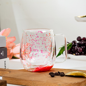 ONEIN High Borosilicate Double Layer Glass High Temperature Resistant <strong>Cup</strong> with Flash High Appearance Level - Product Image 4
