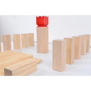 12 thanh số cho <span class=keywords><strong>kubb</strong></span> pins ngoài trời bãi cỏ bằng gỗ ném trò chơi cho người lớn và trẻ em gia đình vườn trò chơi với Dowel hộp đóng gói - Product Image 3