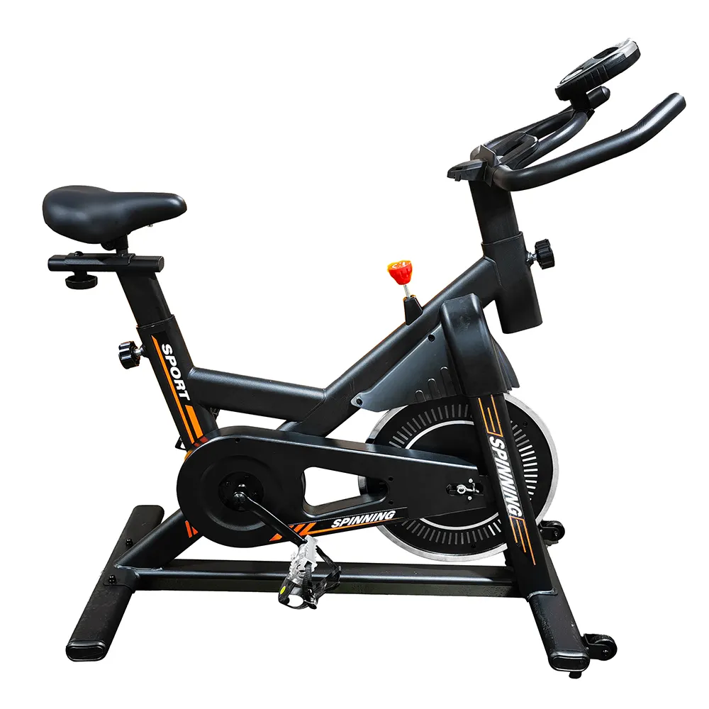 Lijiujia profesyonel elektrikli katlanır 6KG volan ağırlık spor bisiklet ev iplik bisiklet spor egzersiz makinesi