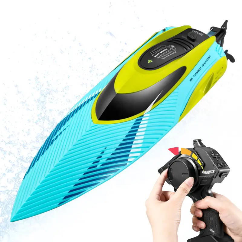 New Arrival 2.4G Remote Control Boat Ship High Speed 45KM/H Waterproof Twin Propeller RC Speed Boat