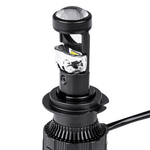 HOT! NEW Lens <strong>Led</strong> Headlight Best Mini Optic H4 <strong>72</strong> <strong>Watt</strong> Full Canbus <strong>Led</strong> Headlamp with Perfect Light Distribution E9 R10 - Product Image 1