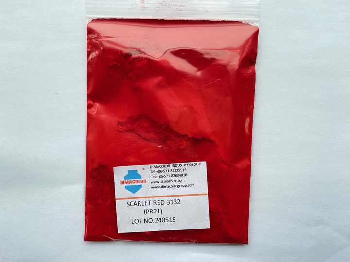 3132 Scarlet Powder Pigment Red 21 for Paint Coating Colorant
