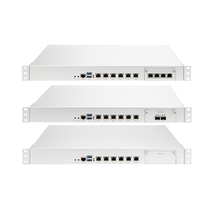 Shineman 1U rafa beyaz güvenlik duvarı yönlendirici bilgisayar Intel 4th çekirdek M/MQ işlemciler 6 LAN ile bakır/fiber NIC genişleme seçeneği - Product Image 1