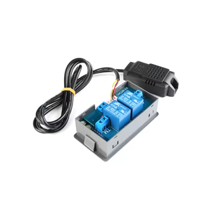 Termómetro con pantalla Digital LED, módulo higrómetro, termostato, controlador de temperatura y humedad, componentes electrónicos duales, 2 unidades - Product Image 6