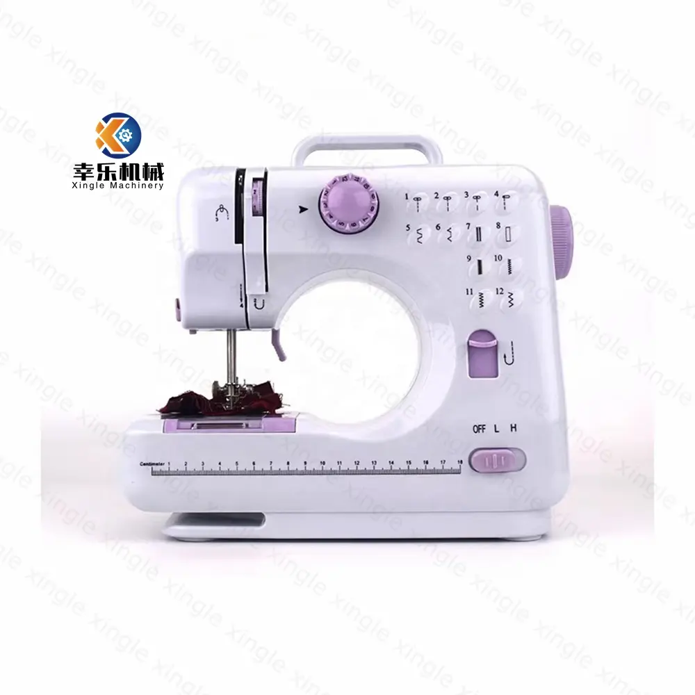 Multifunctional domestic types electronic socks leather clothing sew portable curtains bags jeans sewing machine household