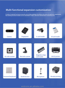 Sân bay tự phục vụ kiosk với đầu đọc hộ chiếu được mã hóa Bàn Phím Máy Quét Vân Tay SDK hỗ trợ sử dụng trong nhà - Product Image 6