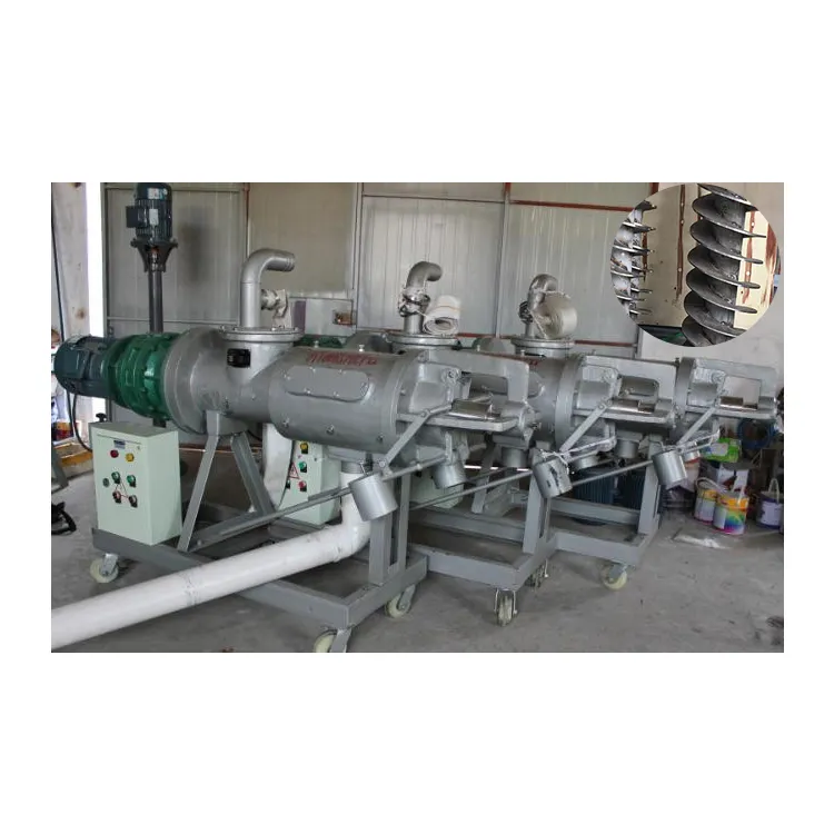 Low Price Manure Dewater Machine/solid And Liquid Separator/screw Press Cow Dung Dewatering Machine