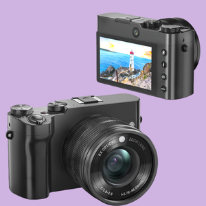 卸売2025最新4K HDプロフェッショナルデジタルカメラ子供のための8倍光学ズーム64メガピクセルCMOSセンサー要素 - Product Image 1