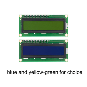 5Vイエローグリーンバックライト1602スクリーン16x2キャラクターLCDディスプレイモジュール (IICI2Cアダプター付き) - Product Image 4