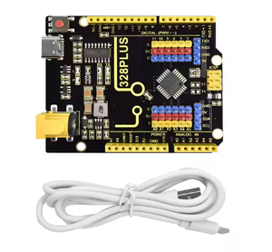 Arduino UNOR3 Diy programlama mikrodenetleyici kurulu için tip C 328 ile Keyestudio USB kablosu artı geliştirme kurulu
