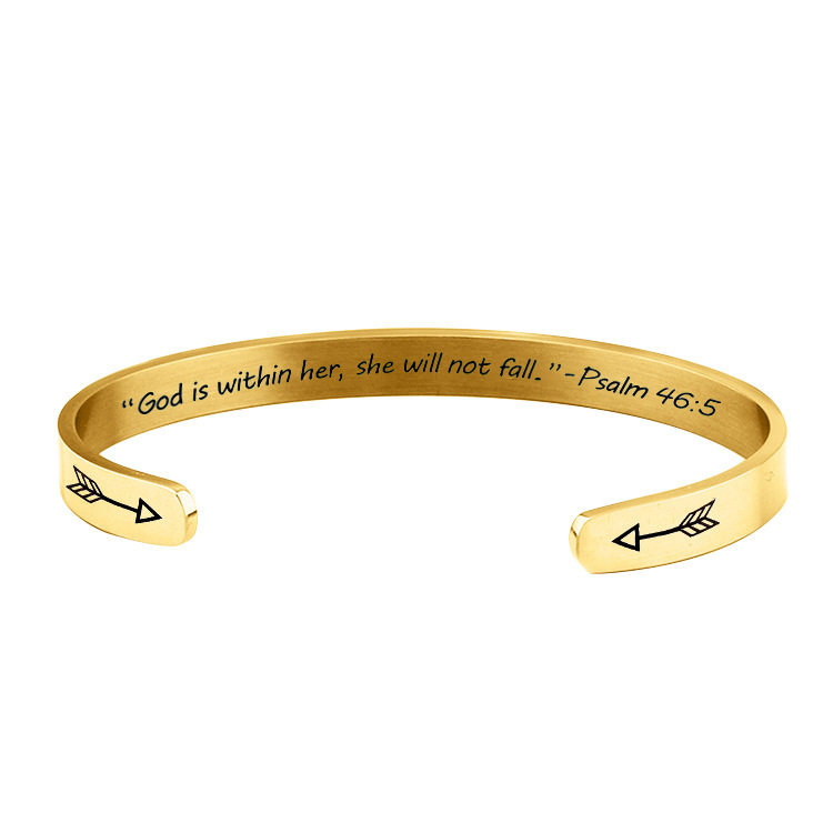 Bracelet en or (le placage prend 3 jours)