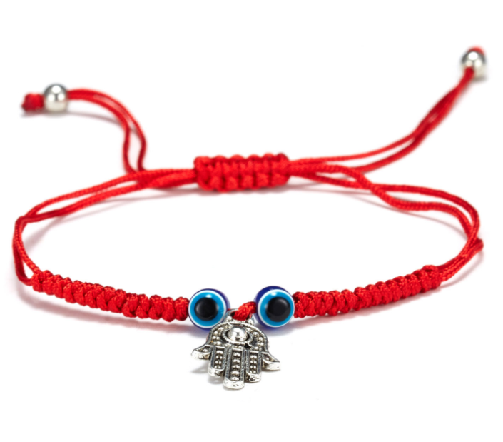Red + 2 eye+hamsa