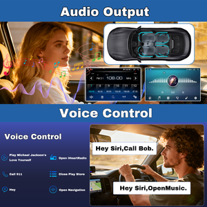 Android 15 đài phát thanh xe Navigation bộ phận nội thất Trim bảng điều chỉnh âm thanh xe hơi Bảng điều khiển khung cho TOYOTA ma trận 2009-2014 9in QLED 720P - Product Image 5