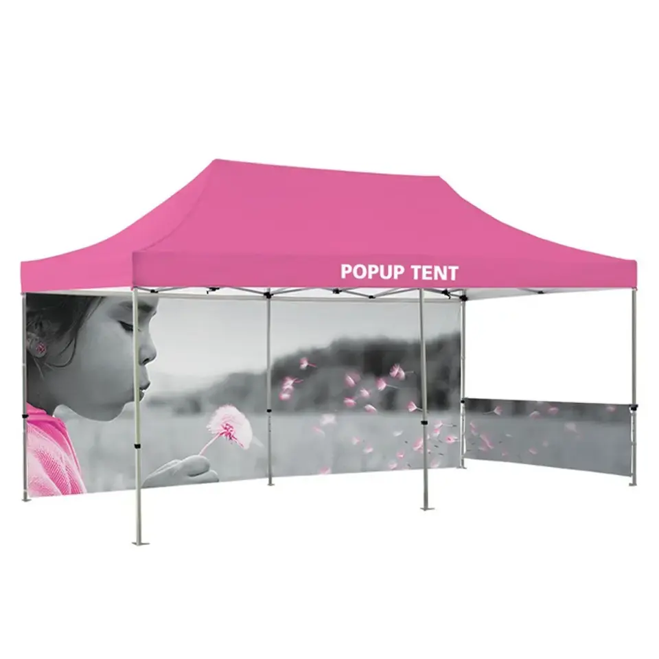 Cadre en aluminium pliable et étanche Gazebo Pop Up Canopy Tent 10x10 10x20 Outdoor Event Trade Show