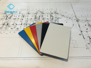 Pannelli compositi in alluminio stile moderno fogli rivestimento parete esterna ACM esterno edificio stampa a specchio anodizzato spazzolato - Product Image 2