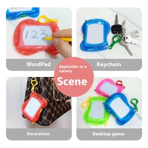 Yazma ve çizim için 2 ila 4 yaş arası çocuklar için Mini plastik manyetik çizim kurulu oyuncak - Product Image 4