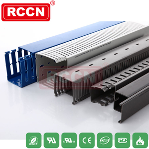 RCCN Low Smoke Halogen <strong>Free</strong> Wiring Duct HVDR4080F/HF Narrow Slot Halogen-<strong>free</strong> Wiring Duct LSZH Cable <strong>Trunking</strong> - Product Image 3