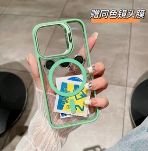 พร้อมที่ป้องกันเลนส์โลหะ fundas ฝาหลังที่ใส่กรอบกล้องสำหรับ iPhone 13 PRO MAX เคสโทรศัพท์ iPhone 12 PRO MAX MAX เคสแม่เหล็ก - Product Image 4