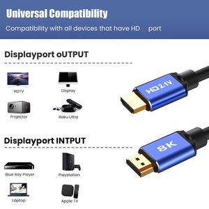 Xput Ultra High-Speed 4K 120Hz 8K 60Hz 3D HDR 48Gbps 8K <strong>HDMI</strong> 2.1 Version Cable <strong>HDMI</strong> Cable for <strong>Computer</strong> Monitor - Product Image 6