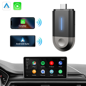 Adaptador automático inalámbrico Android de conexión rápida Ai Box de alta capacidad de transmisión Car Play Android Box - Product Image 2