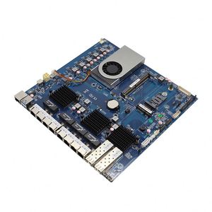 Intel 8 electrical 2 ottica multi-rete porta madre 3855U soft routing firewall controllo flusso di controllo - Product Image 3
