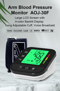Chất lượng tốt Cuff ARM loại Heart Rate điện tử máy đo huyết áp huyết áp Monitor BP Máy tensiometer kỹ thuật số - Product Image 2